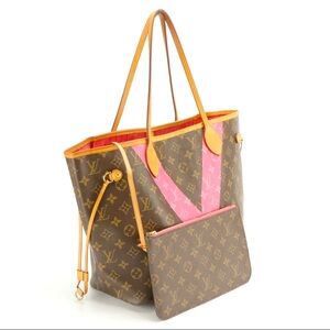 Louis Vuitton Limited Edition Grenade Monogram Canvas Neverfull MM Tote & Pouch